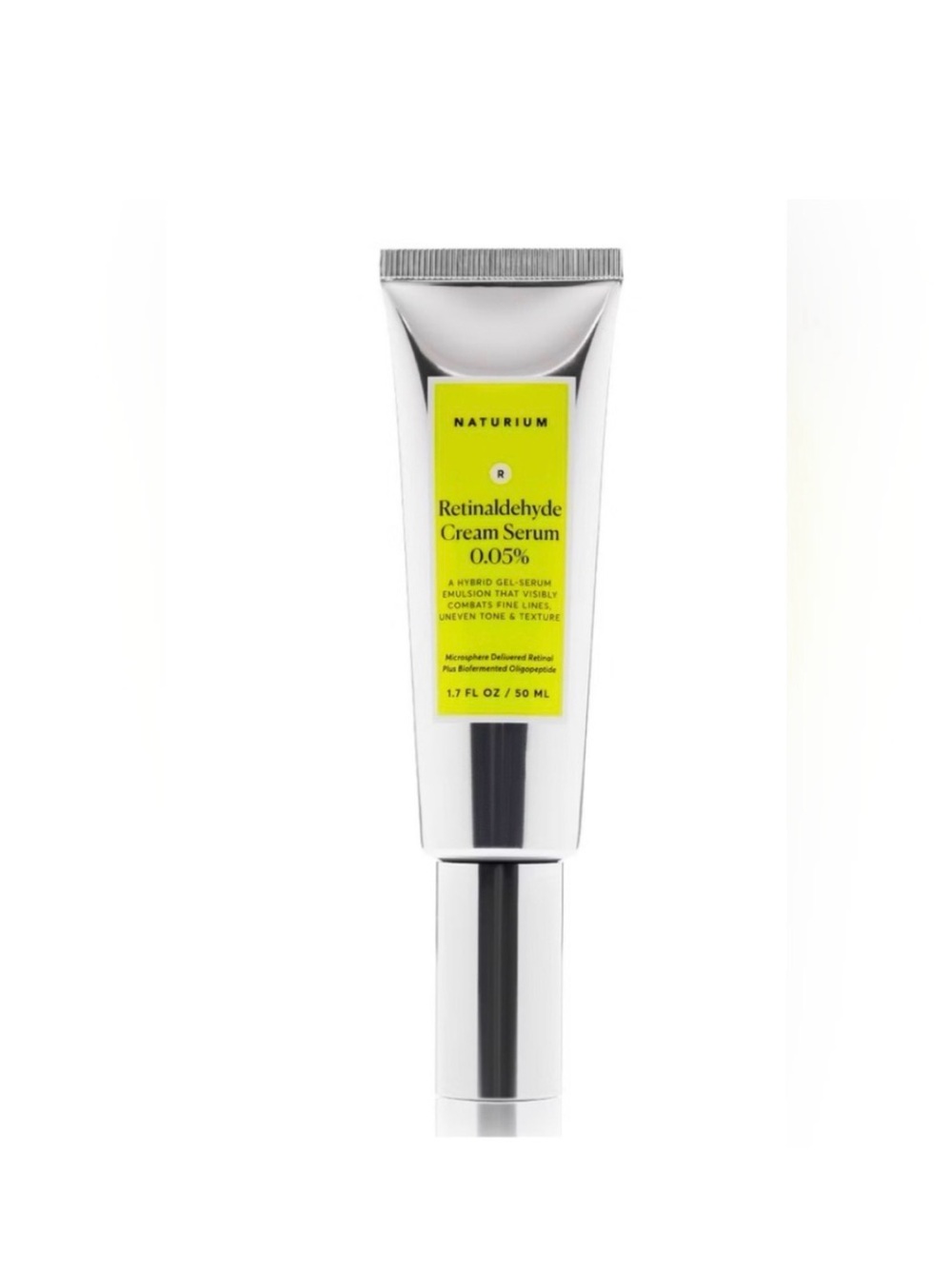 Retinaldehyde Cream Serum 0.05% — Silver with Yellow Label